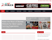Tablet Screenshot of mynet-poker.com